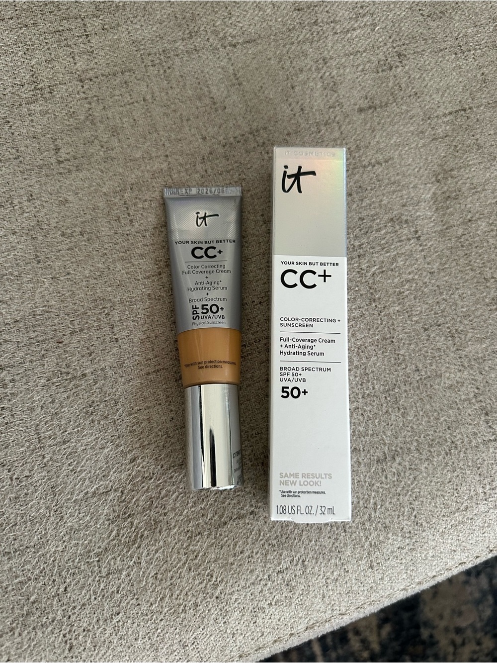 NEW it cosmetics your skin but better full coverage cc cream neutral medium